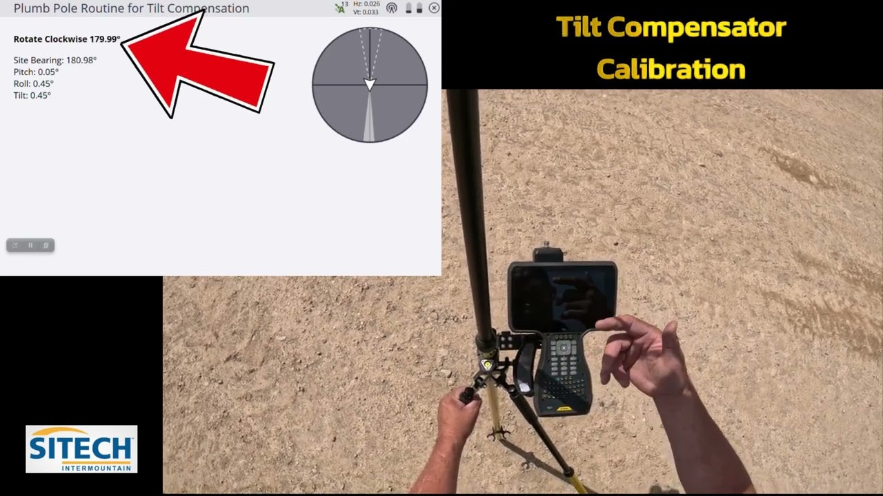 Tilt Compensator Calibration Functionality