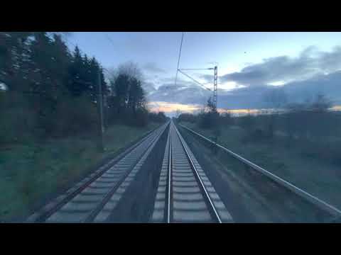 Führerstandsmitfahrt Treysa - Kassel Rbf im Morgengrauen 14.04.2021