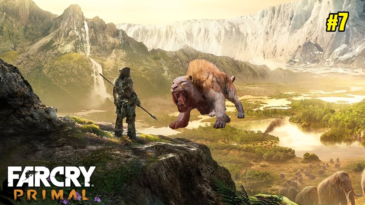 Fighting & Taming Bloodfang Sabertooth | Far Cry Primal Gameplay #7