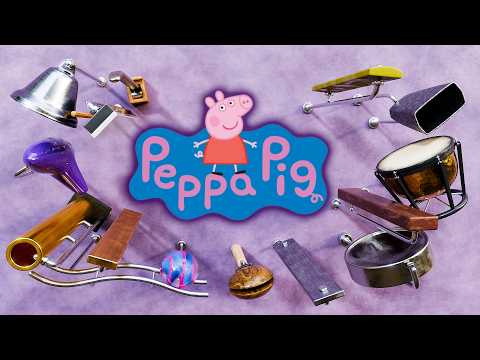 Marble plays Peppa Pig Theme Song on AMAZING Instruments