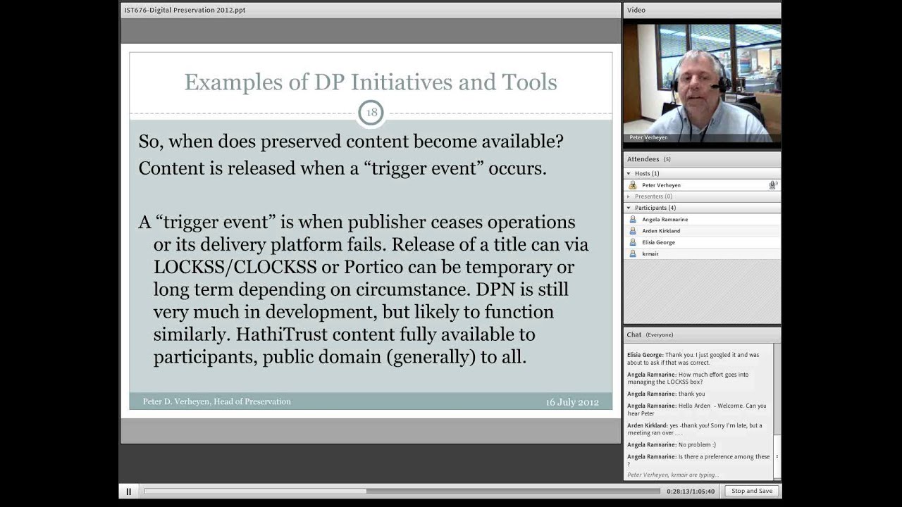 Digital Preservation:An Historical Perspective and Overview