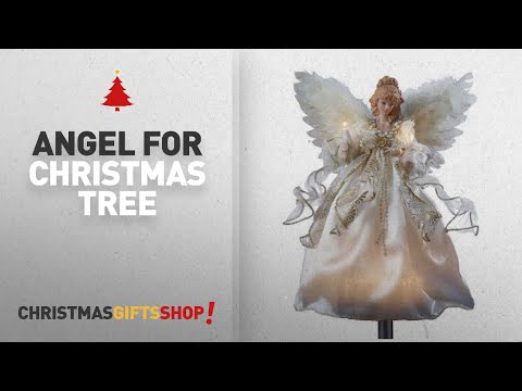 Most Popular Angel For Christmas Tree: Kurt Adler Illuminated Angel Treetop