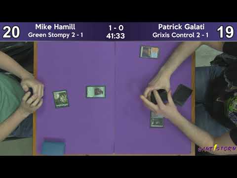 Mike Hamill (Green Stompy) vs Patrick Galati (Grixis Control) - Sunday Night Modern 12/30/18