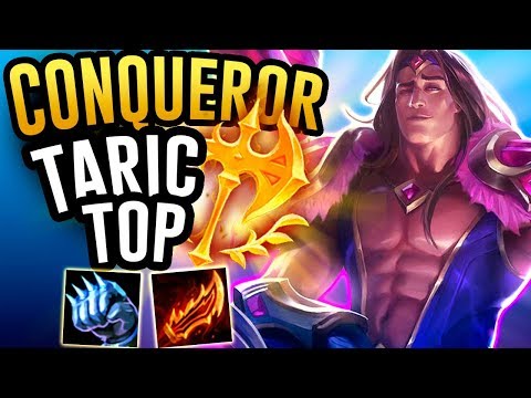 CONQUEROR TARIC TOP CAN 1v1 A JAX?! - Off Meta Monday - Taric Top - League of Legends