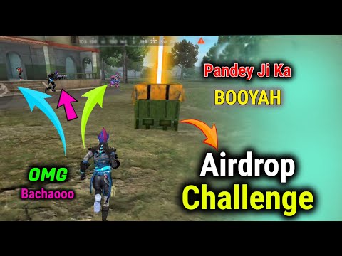 Only Airdrop Challenge - Rankede Match Free Fire - Desi Army