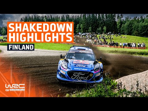 WRC 2023 ラリー・フィンランド シェイクダウンハイライト動画