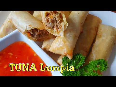 Filipino Fried Tuna Lumpia