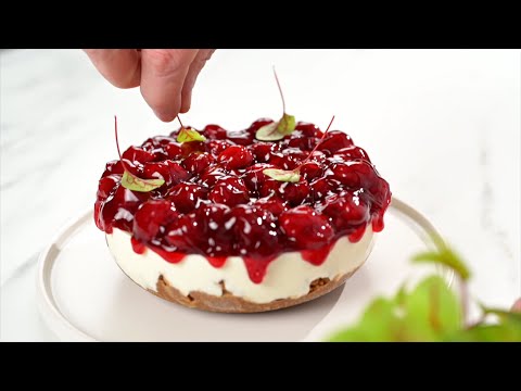 The real cheesecake (BAKELS Les fruits dark cherry & speculoos products) - pastry recipe