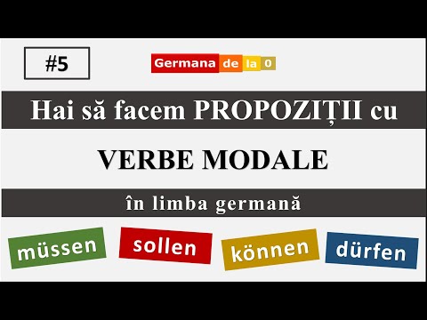 Germana de la 0 | Hai să facem propoziții cu VERBE MODALE în limba germană | #5