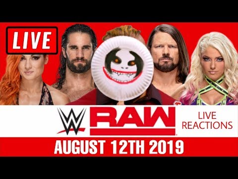 WWE RAW Live Stream August 12th 2019 Watch Along - Full Show Live Reactions
