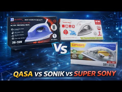 STOP WASTING MONEY! Best Inverter Iron Honest Review QASA vs SONIK vs SUPER SONY 