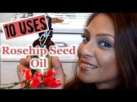 10 Beauty Uses for Rosehip Seed Oil │Anti-Aging, Botox Effect, Lift & Tighten Skin, Erase Scars