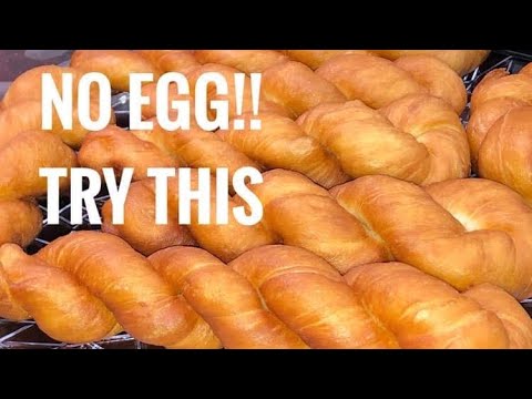 OMG! No egg! Super easy soft and fluffy twisted doughnuts!
