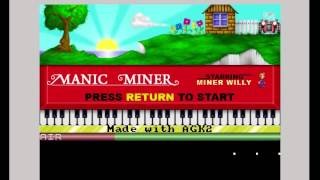 Manic Miner Remake in AGK (App Game Kit V2)