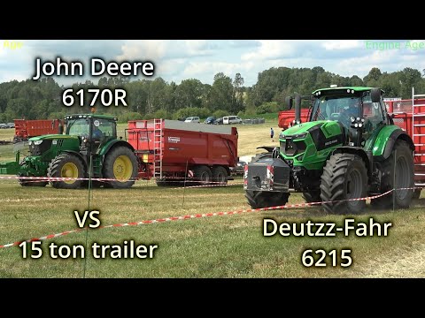 Agriculture tractors / Deutz-Fahr 6215 vs John Deere 6170R