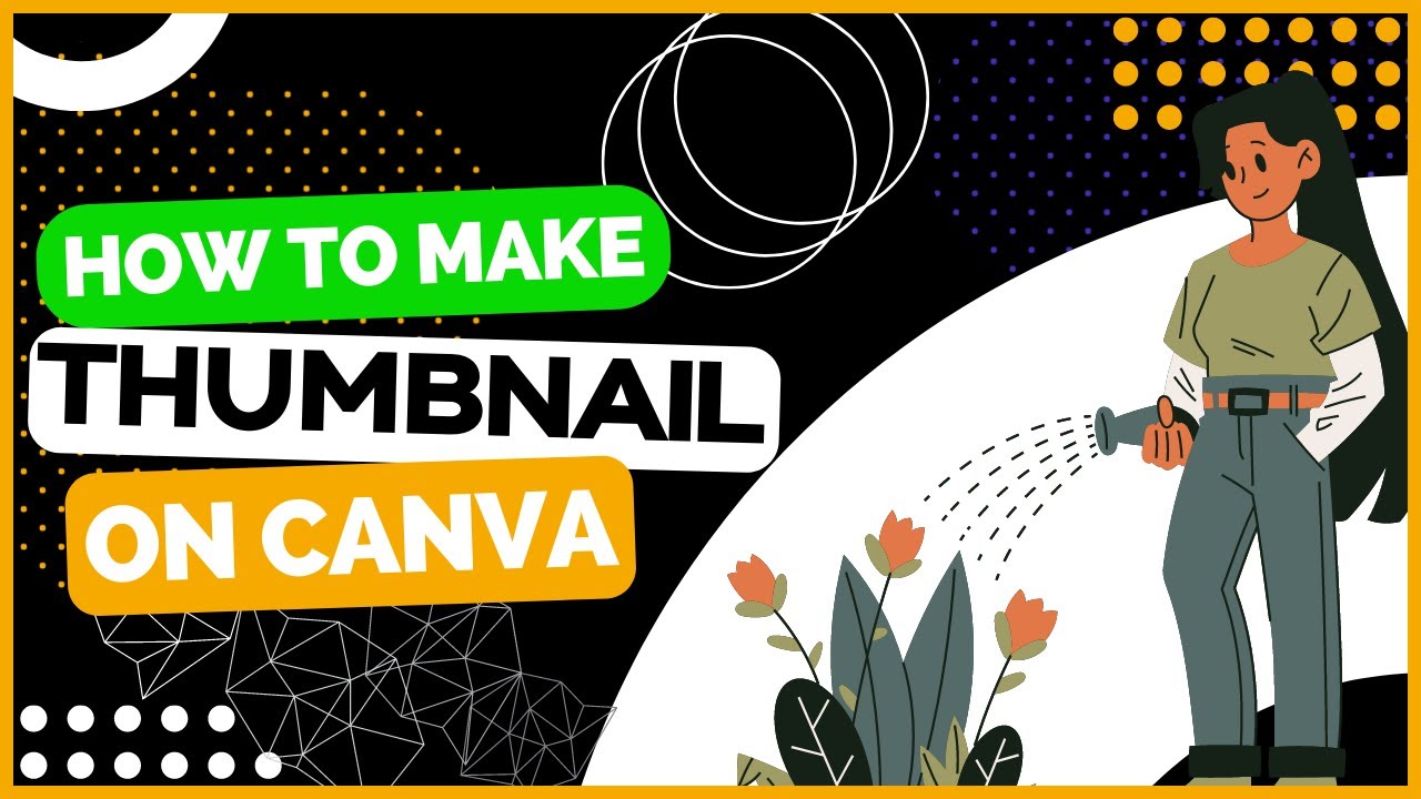 How to make Youtube Thumbnail on canva - youtube thumbnail tutorial