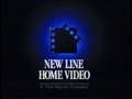 New Line Home Video A Time Warner Company 2001 Company Logo VHS Capture