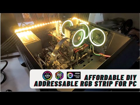Affordable RGB PC LED Strip that Works with Aura Sync, Mystic ...