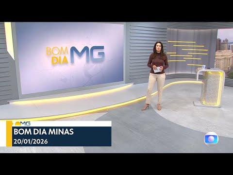 BOM DIA MINAS AO VIVO- GLOBO MINAS BH 20/01/2026