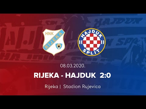 26. kolo HT Prve lige (2019/2020.): Rijeka - Hajduk 2:0