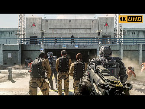 Atlas Prison Escape | Iraq | Call of Duty: Advanced Warfare [4K 60FPS UHD] Gameplay