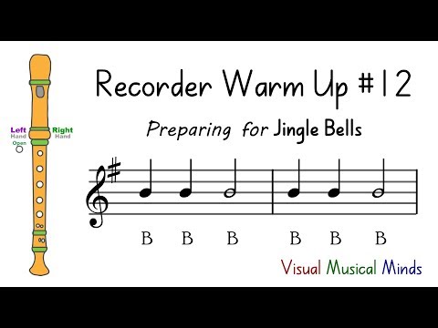 Recorder Warm-up #12: Preparing for "Jingle Bells"