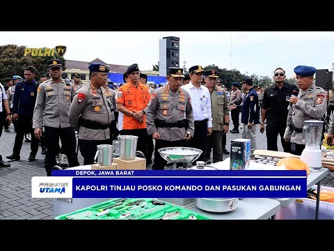 KAPOLRI TINJAU SARANA DAN PRASARANA TANGGAP DARURAT BENCANA