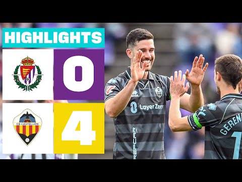 REAL VALLADOLID 0 - 4 CD CASTELLÓN | RESUMEN LALIGA HYPERMOTION