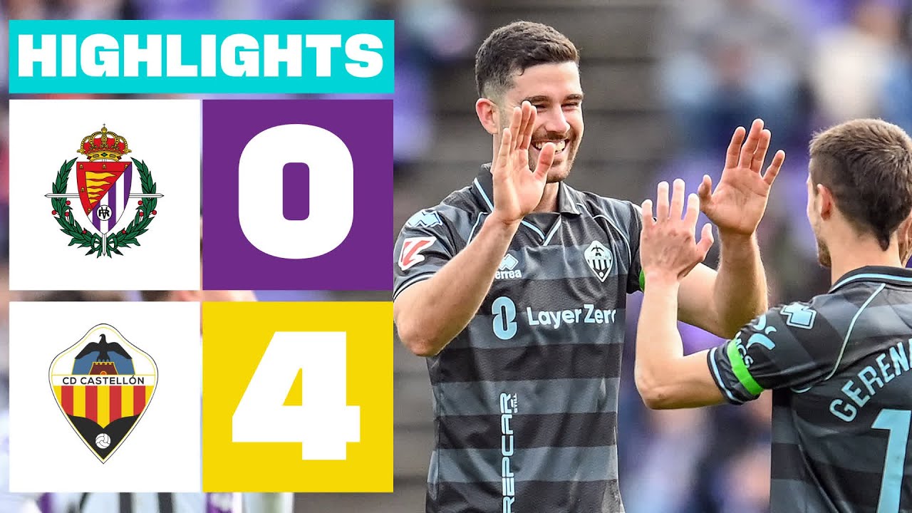 Real Valladolid vs CD Castellón Highlights