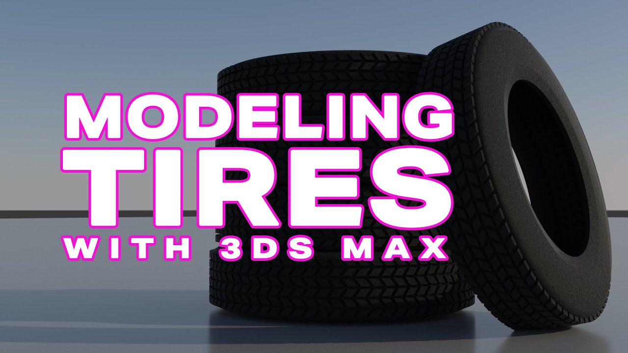 How to model a tire in 3ds max