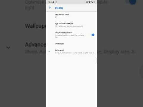 Nokia X6 status bar style change. Hide notch