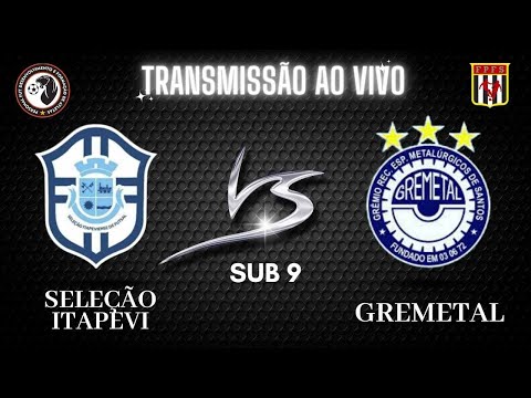 CAMPEONATO PAULISTA - INICIAÇÃO  TORNEIO UNIÃO DE CLUBES - SELEÇÃO DE ITAPEVI X GREMETAL -SUB 9