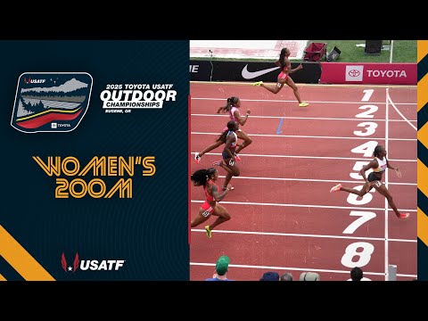 Women's 200m Final at the 2025 Toyota USATF Outdoor Championships