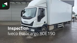 Камион фургон IVECO Eurocargo 80E190 4X2 8tonner Manual 1500kg Tailgate Euro 6 | Изображение 4 - Autoline
