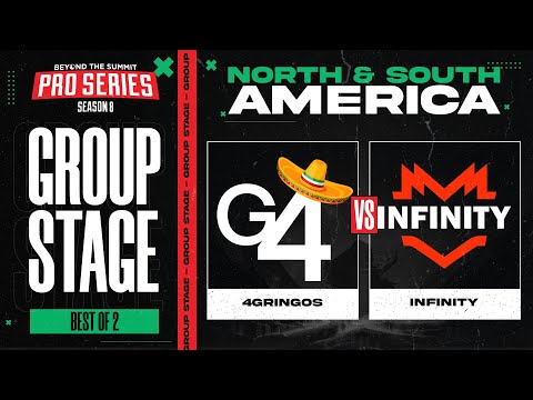 4 Gringos vs Infinity Game 1 - BTS Pro Series 8 AM: Group Stage w/ rkryptic & neph