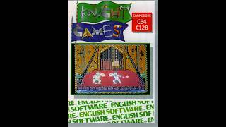 Commodore 64 Tape Loader English Software Knight Games 1986