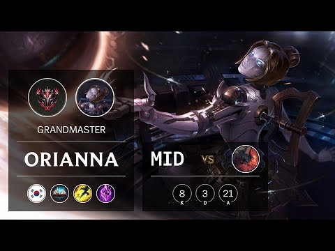Orianna Mid vs Aatrox - KR Grandmaster Patch 9.13