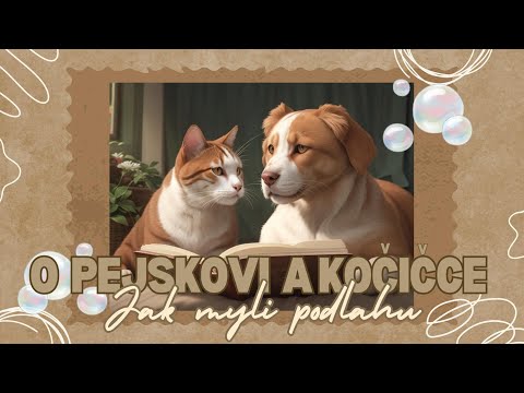 O pejskovi a kočičce - Jak si myli podlahu | Josef Čapek | Audio pohádka pro děti