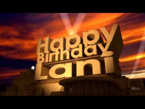 Happy Birthday Lani