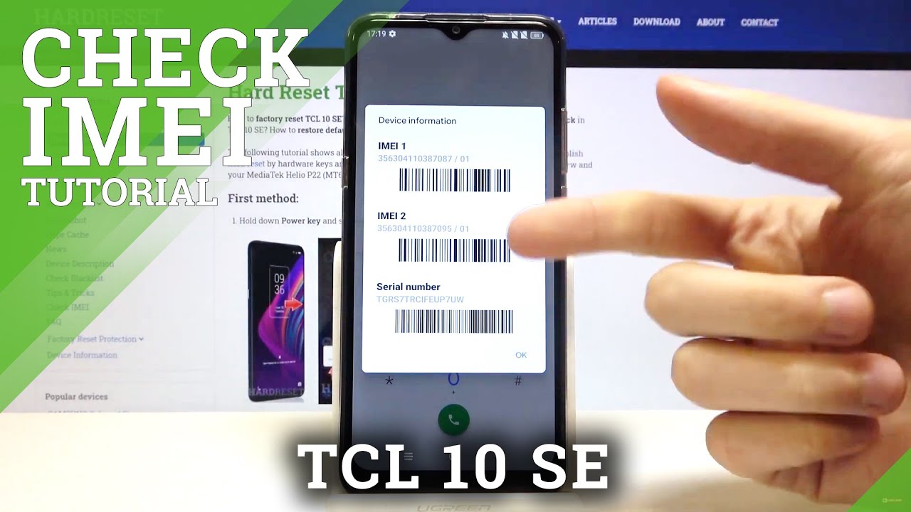 How to Find IMEI and Serial Number on TCL 10 SE – IMEI & Serial Number