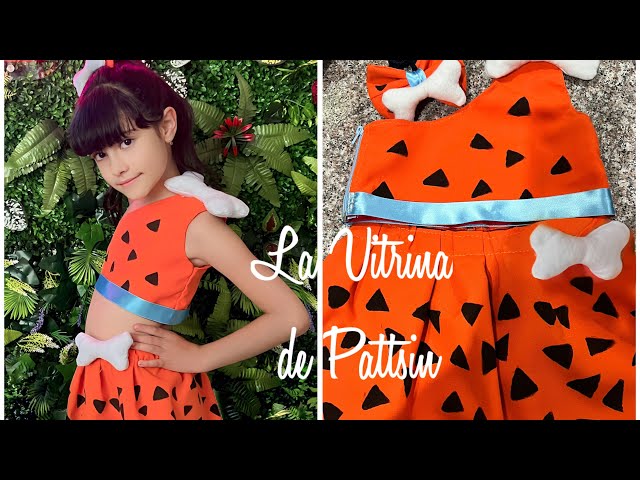 Vídeo relacionado con Funidelia | Disfraz de Pebbles - Los Picapiedra para mujer The Flintstones, Cavernícolas - Disfraz para adultos y divertidos accesorios para Fiestas, Carnaval y Halloween - Talla L - Rosa