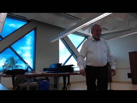 Flute Masterclass with Sir James Galway at the Frost School of Music 2019