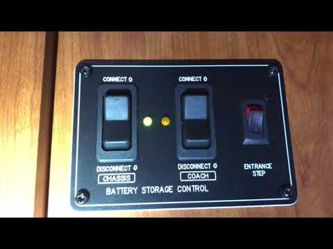 RV battery storage control switch