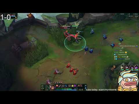 This is how your top died lvl 1 to Kayle