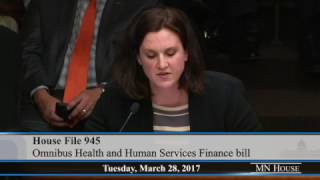 House Health and Human Services Finance Committee  3/28/17