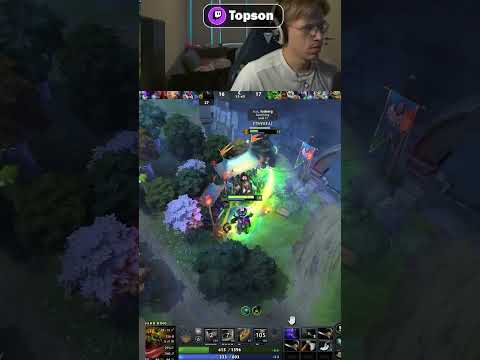 ICEBERG DIDN'T EXPECT THIS YPE OF HEAL IN DOTA 2 WITH TOPSON #dota2 #gamer #gaming #outplay #twitch