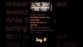 Ashe - Stop The Wedding! (Mini Karaoke) 🎤