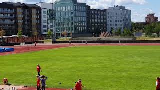 Emilia springer stafett på idrotts skolan! Växling nummer 2!#fast #only7year #linköping #lgif