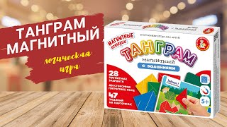 Игра настольная "Танграм магнитный с заданиями"