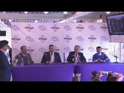 2019 Breeders' Cup Juvenile Turf Presented by Coolmore America Post Race Press Conference - Structor